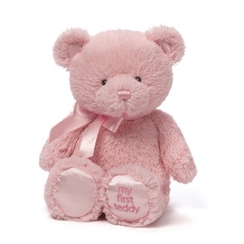 Mīkstā rotaļlieta Gund My First Teddy, rozā, 25 cm