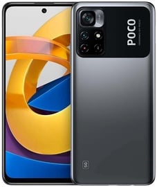 Mobiiltelefon Xiaomi Poco M4 Pro 5G, must, 4GB/64GB