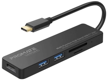 USB jaotur Promate LinkHub-C, 10 cm