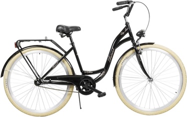 Velosipēds pilsētas Azimut City Lux, 28 ", melna/krēmkrāsa
