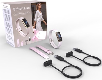 Fitnesa aproce Fitbit Luxe, rozā
