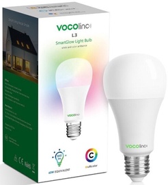 Светодиодная лампочка VOCOlinc SmartGlow L3 LED, многоцветный, E27, 9.5 Вт, 850 лм
