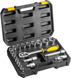Муфта Topex Socket Wrench Set, 10 - 32 мм, 1/2", 21 шт.