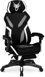 Офисный стул Maximo, 72 x 77 x 120 - 128 см, белый/черный