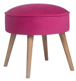 Пуф Hanah Home Boyce, фиолетовый/дерево, 45 см x 45 см x 41 см