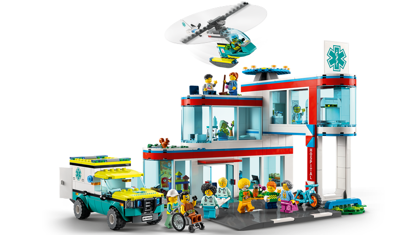 Konstruktors LEGO® My City Slimnīca 60330, 816 gab.