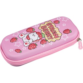 Пенал Centrum Strawberry, 220 мм x 100 мм, розовый