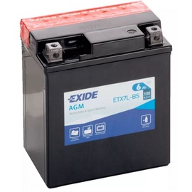 Аккумулятор Exide ETX7L-BS, 12 В, 6 Ач, 100 а