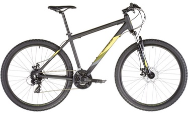 Велосипед горный Serious Rockville, 27.5 ″, 18" (46 cm) рама, черный/желтый