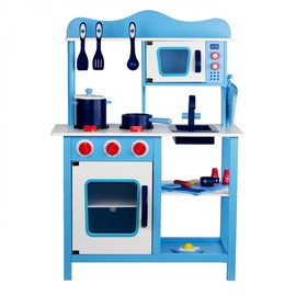 Rotaļu virtuve, plīts komplekts EcoToys TG53008, zila