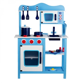 Mänguköök, mängu kodumasinad, pliidi komplekt EcoToys TG53008, sinine