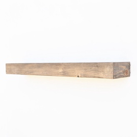 Sienas plaukts Kalune Design RAF234, valriekstu, 70 cm x 15 cm x 7.5 cm