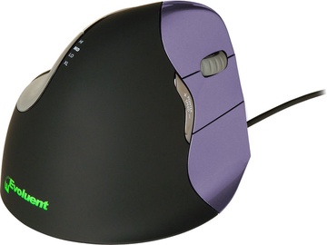 Kompiuterio pelė Evoluent VerticalMouse 4 Right Hand, violetinė