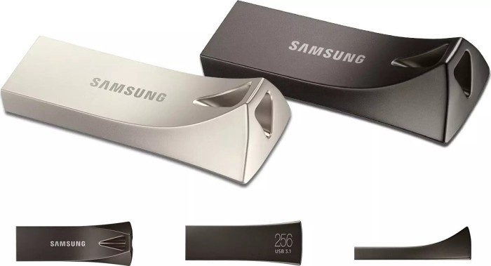 USB atmintinė Samsung MUF-128BE4/APC, pilka, 128 GB