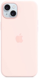 Чехол для телефона Apple Silicone Case with MagSafe, iPhone 15 Plus, светло-розовый