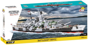 Konstruktorius Cobi Historical Collection Battleship Tirpitz 4839, plastikas