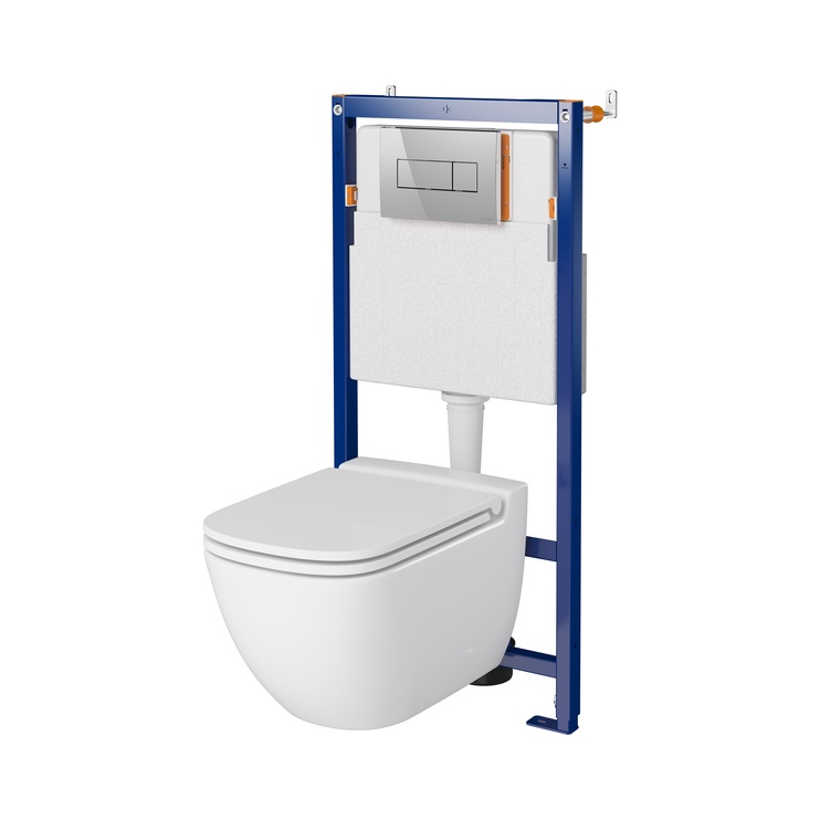 Piekarināmās tualetes komplekts Cersanit B657, 102 cm