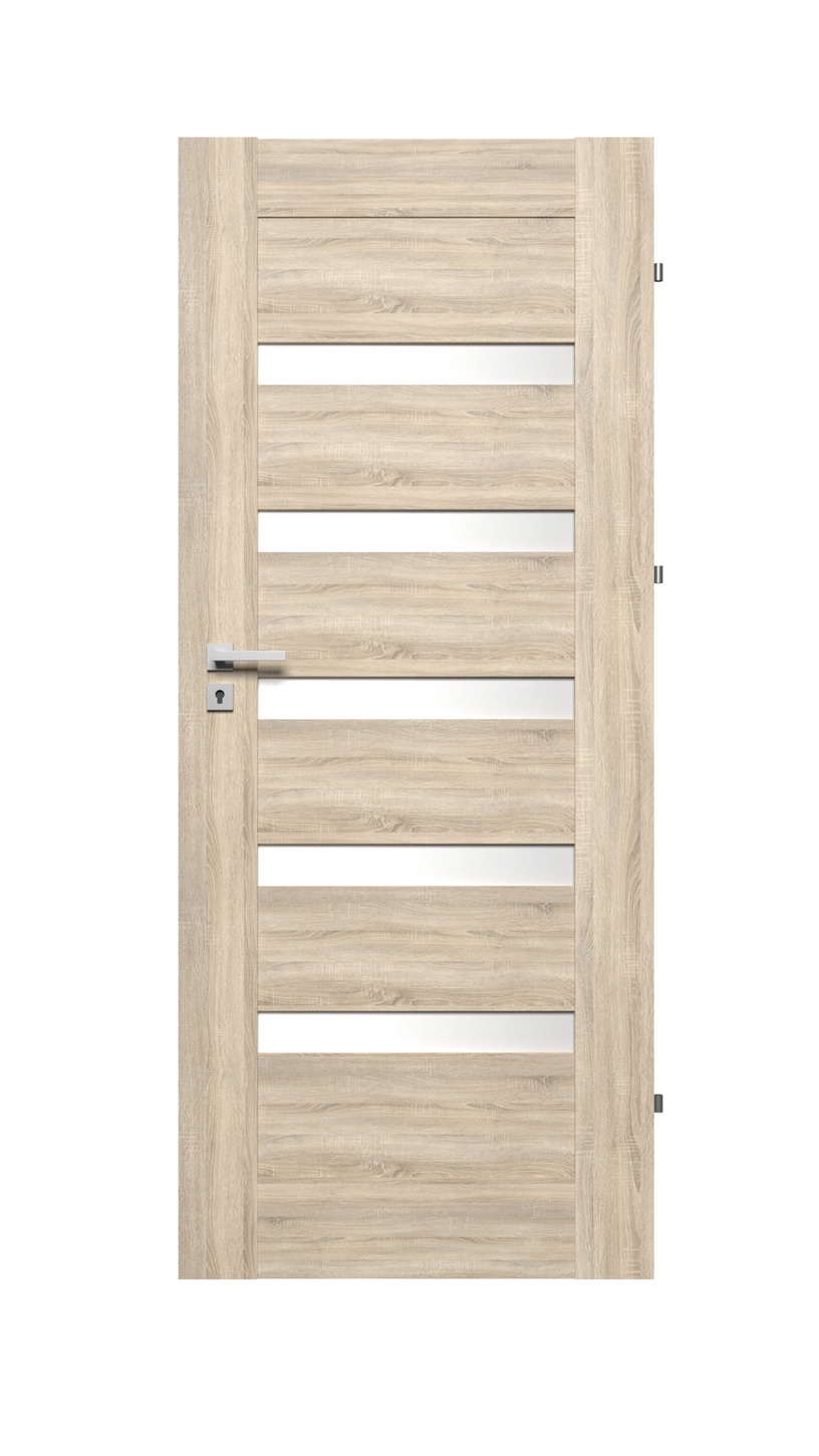 Полотно межкомнатной двери Domoletti PARIS, правосторонняя, дуб сонома, 203.5 x 84.4 x 4 см