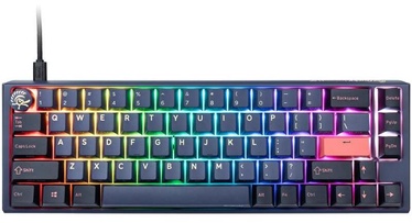 Klaviatūra Ducky One 3 SF One 3 SF Cherry MX Blue Angļu (US), zila/melna/sarkana