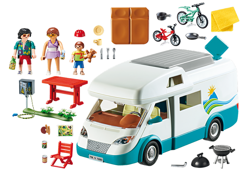 Konstruktor Playmobil Family Fun Family Camper 70088, plastik
