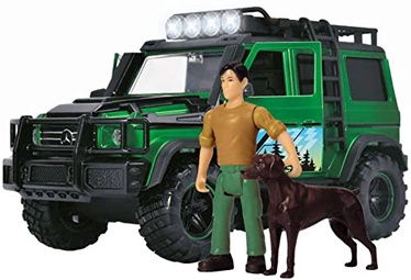 Bērnu rotaļu mašīnīte Dickie Toys Jeep Forest Ranger 203834007, zaļa/daudzkrāsaina