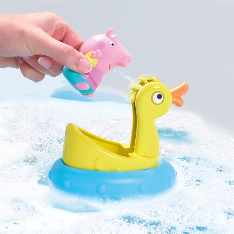 Vannitoa mänguasjade komplekt Toomies Peppa Pig Peppa & Duck, mitmevärviline