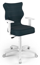 Детский стул Duo White MT24 Size 5, 40 x 40 x 86 - 99 см, белый/темно-синий