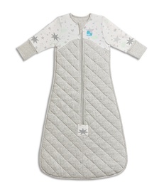Bērnu guļammaiss Love To Dream Sleep Bag, balta/gaiši pelēka, 80 cm