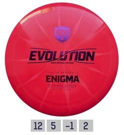 Lendav taldrik Discmania Lux Vapor Enigma Evolution 12/5/-1/2 851DM954093PI, roosa, 0.170 - 0.172 kg
