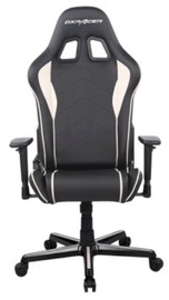 Spēļu krēsls DXRacer P Series PG08, 46 x 70 x 126 - 136 cm, balta/melna