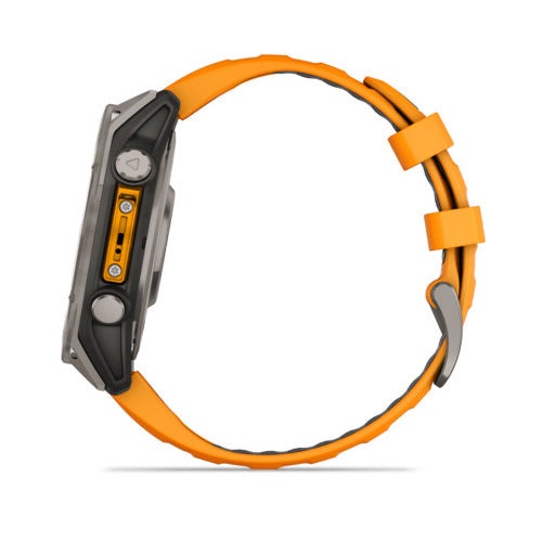 Viedais pulkstenis Garmin Fenix 8 47mm Amoled 010-02904-11, sudraba