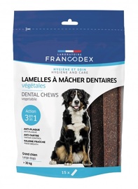 Gardums suņiem Francodex Dental Large, 15 gab.