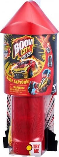 Transporta rotaļlietu komplekts Zuru Boom City Racers Starter Pack 1150761, sarkana