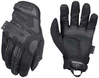 Darba cimdi pirkstaiņi Mechanix Wear M-Pact MPT-55-011, tekstilmateriāls/ādas imitācija/neilons, melna, XL, 2 gab.