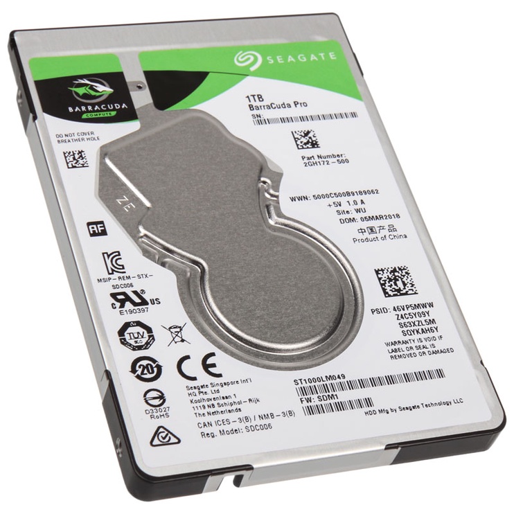 Kietasis diskas (HDD) Seagate Barracuda Pro ST1000LM049, 2.5", 1 TB