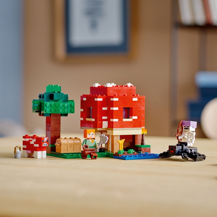 Konstruktors LEGO® Minecraft® Māja-sēne 21179, 272 gab.