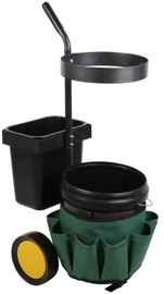Aiakäru, teras, must/roheline, 19 l