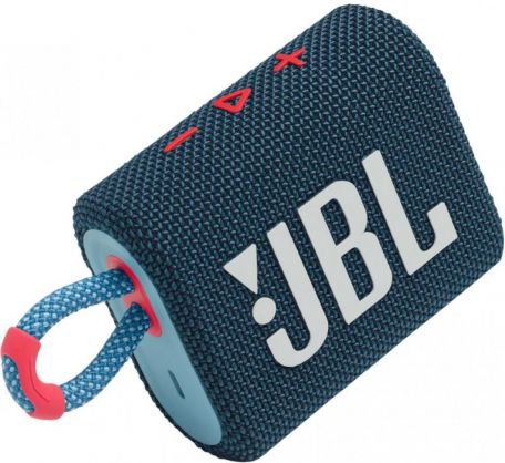 Belaidė kolonėlė JBL GO 3, tamsiai mėlyna, 4 W