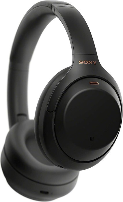 Belaidės ausinės Sony WH-1000XM4, juoda