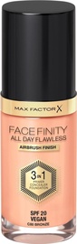 Tonālais krēms Max Factor All Day Flawless 3 in 1 C80 Bronze, 30 ml