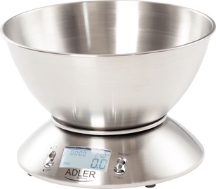Elektroniski virtuves svari Adler AD 3134, nerūsējošā tērauda