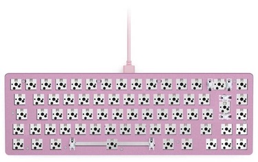 Klaviatūros korpusas Glorious GMMK 2 Compact Barebone, 105 mm x 313 mm x 37.5 mm, 0.88 kg, rožinė