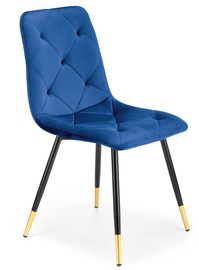 Valgomojo kėdė K438, tamsiai mėlyna, 50 cm x 45 cm x 86 cm