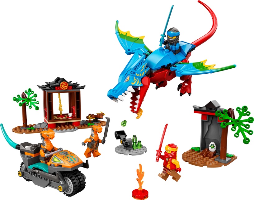 Konstruktor LEGO® NINJAGO® Ninjadraakoni tempel 71759, 161 tk