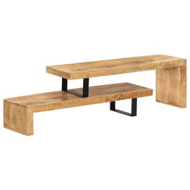 TV-laud VLX Solid Mango Wood 247321, pruun, 1150 mm x 300 mm x 400 mm