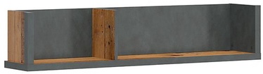 Plaukts Weston, brūna/pelēka, 120 cm x 22 cm x 25 cm