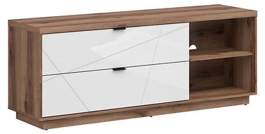 ТВ стол Black Red White Forn, белый/дубовый, 1560 мм x 425 мм x 610 мм