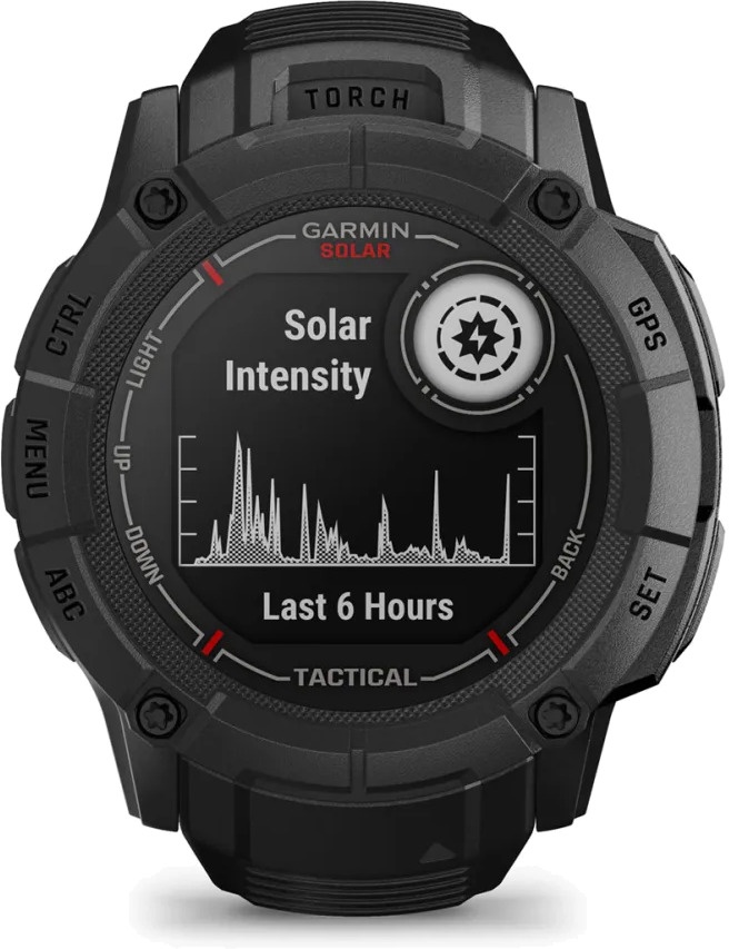 Умные часы Garmin Instinct 2X Solar Tactical, черный