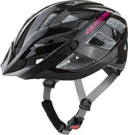 Aizsardzības ķivere Alpina Panoma 2.0, melna/rozā, M, 520 - 570 mm