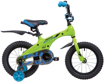 Bērnu velosipēds Novatrack Blast 14 145MBLAST.GN9, zaļa, 14"